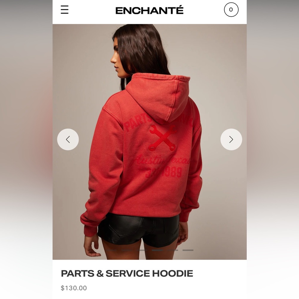Enchanté Parts & Service Hoodie - Unisex